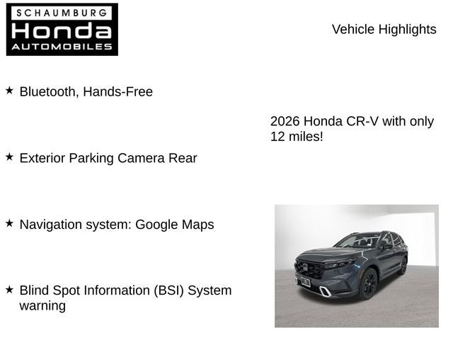 2026 Honda CR-V Hybrid Sport Touring