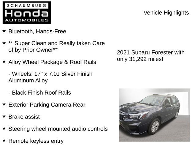 2021 Subaru Forester Base