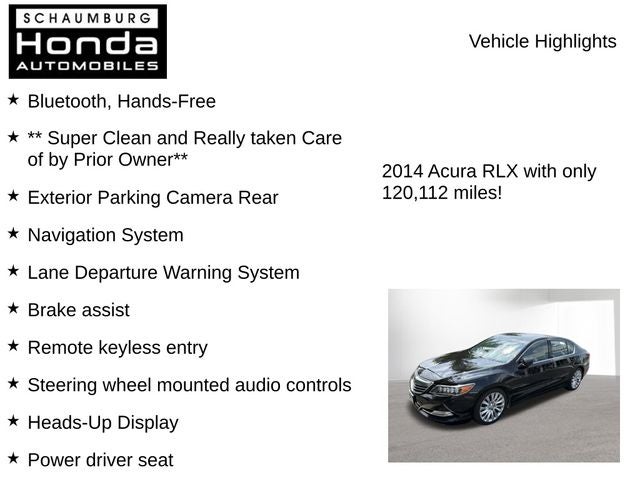 2014 Acura RLX Base Advance Package