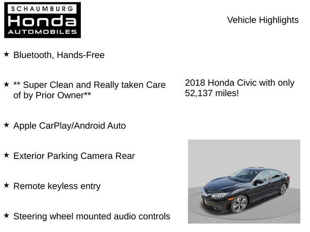 2018 Honda Civic EX-L w/Navigation