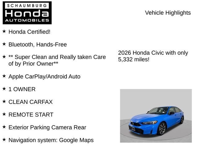 2026 Honda Civic Hybrid Sport Touring