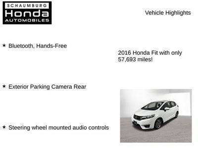 2016 Honda Fit EX