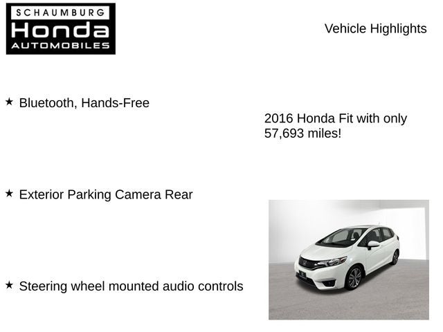 2016 Honda Fit EX
