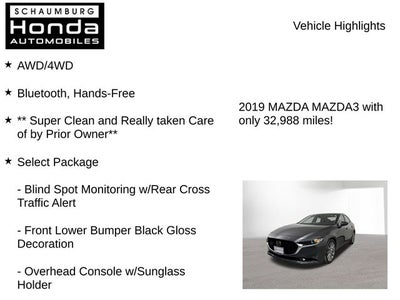 2019 Mazda Mazda3 Select