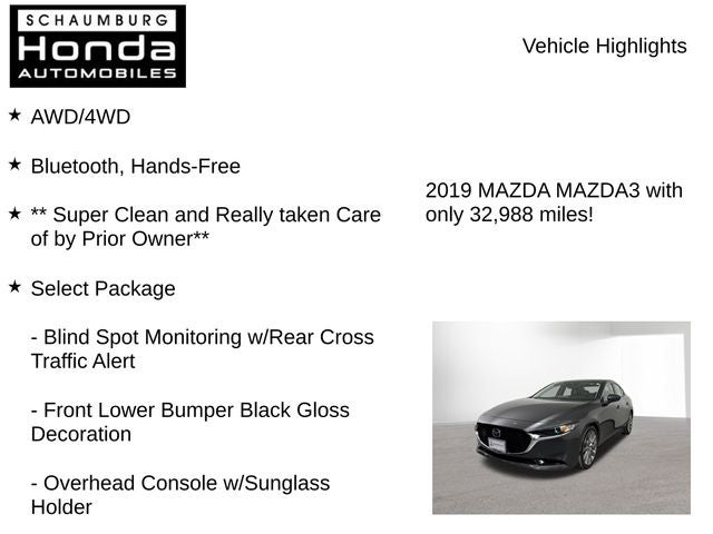 2019 Mazda Mazda3 Select