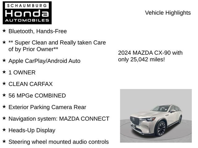 2024 Mazda Mazda CX-90 PHEV Premium