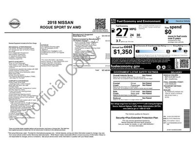 2018 Nissan Rogue Sport SV