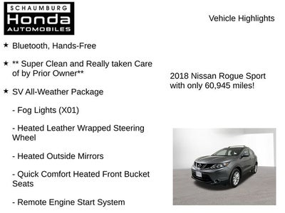 2018 Nissan Rogue Sport SV