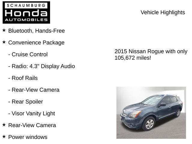 2015 Nissan Rogue Select S