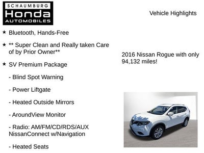 2016 Nissan Rogue SV