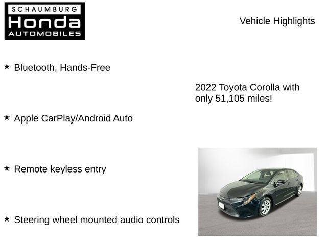 2022 Toyota Corolla LE