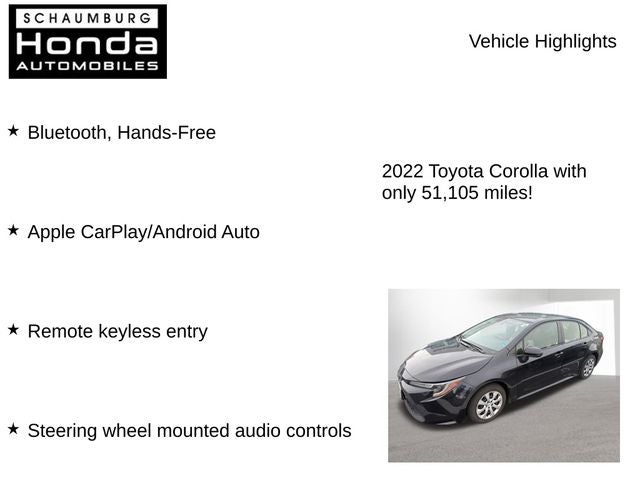 2022 Toyota Corolla LE