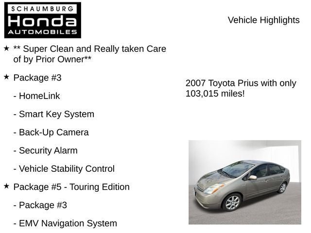 2007 Toyota Prius Touring