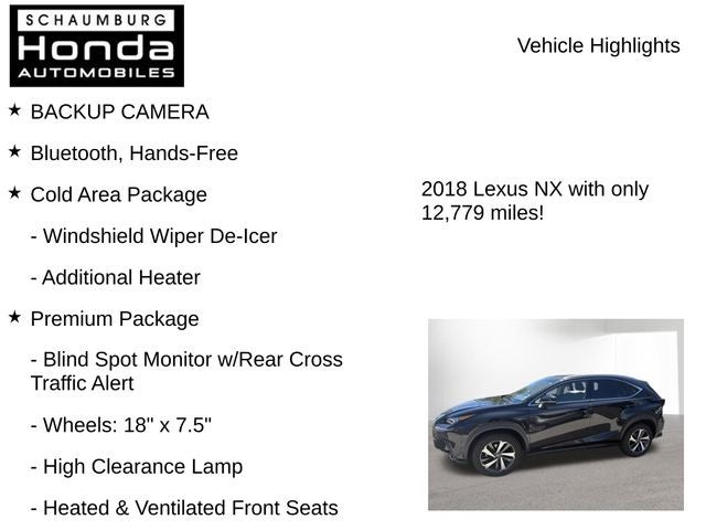 2018 Lexus NX 300 Base