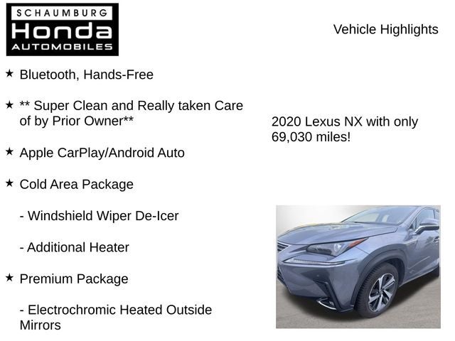 2020 Lexus NX 300 Base