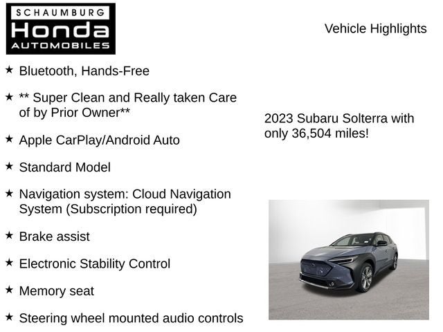 2023 Subaru Solterra Touring