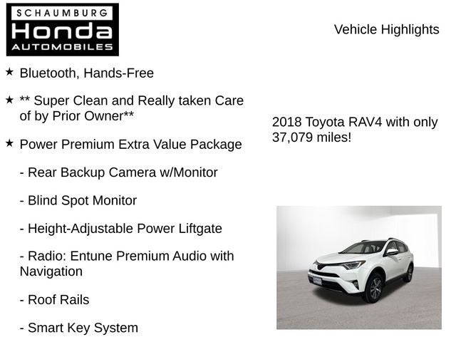 2018 Toyota RAV4 XLE