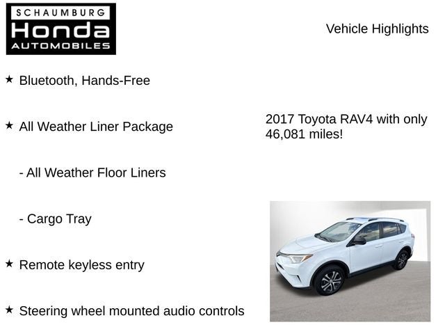 2017 Toyota RAV4 LE