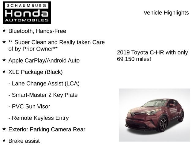 2019 Toyota C-HR XLE