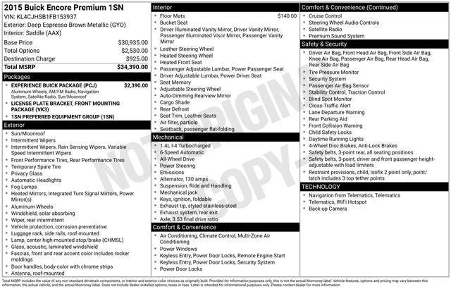 2015 Buick Encore Premium