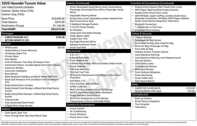 2020 Hyundai Tucson Value