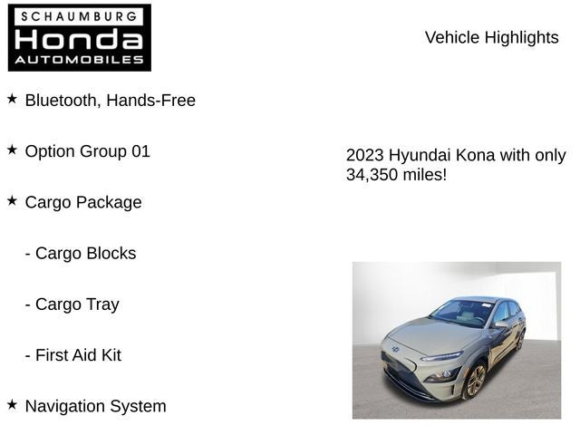 2023 Hyundai Kona Electric SEL