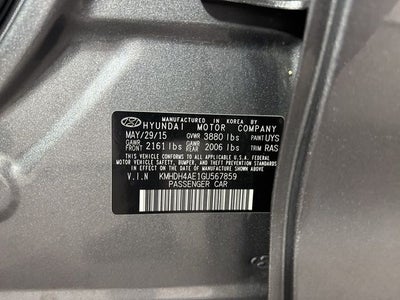 2016 Hyundai Elantra Limited