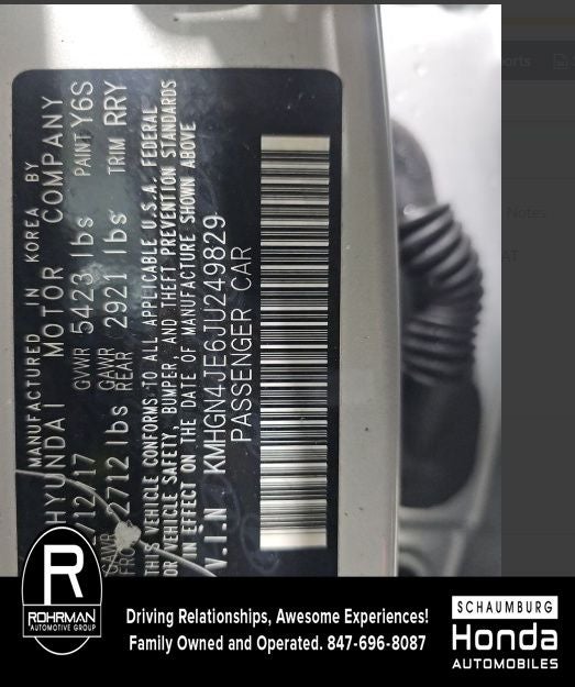 2018 Genesis G80 3.8