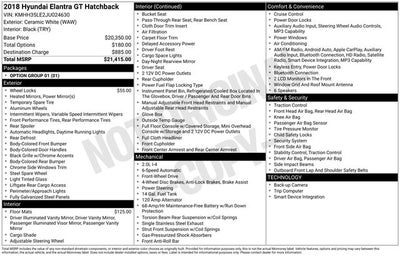 2018 Hyundai Elantra GT Base