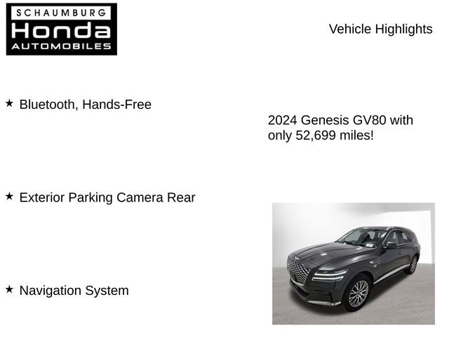 2024 Genesis GV80 2.5T