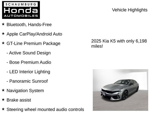 2025 Kia K5 GT-Line
