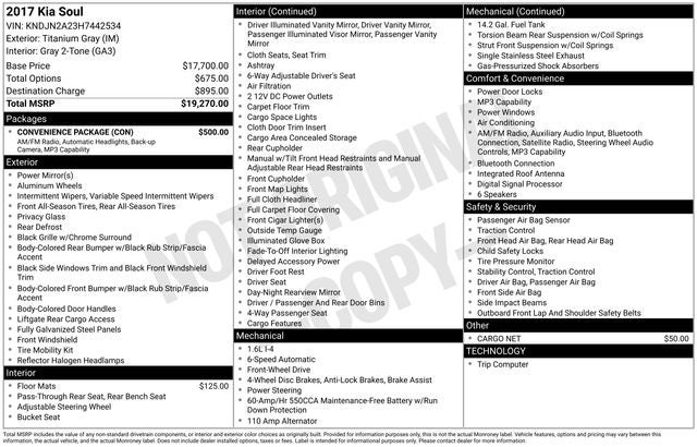 2017 Kia Soul Base