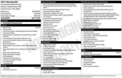 2017 Kia Soul EV Base