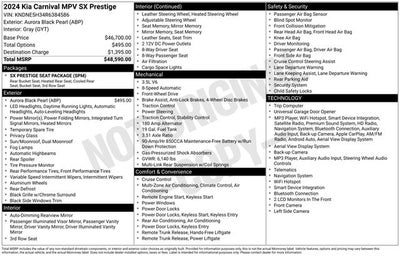 2024 Kia Carnival SX Prestige