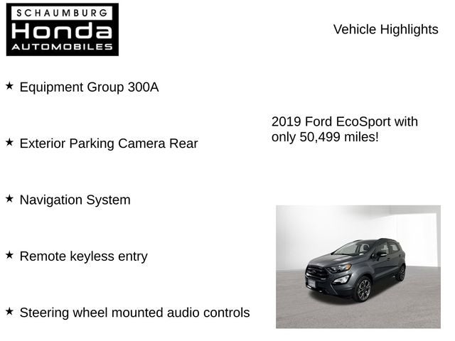 2019 Ford EcoSport SES