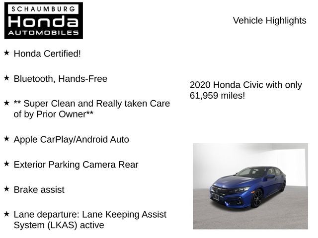 2020 Honda Civic Sport