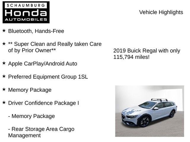 2019 Buick Regal TourX Essence