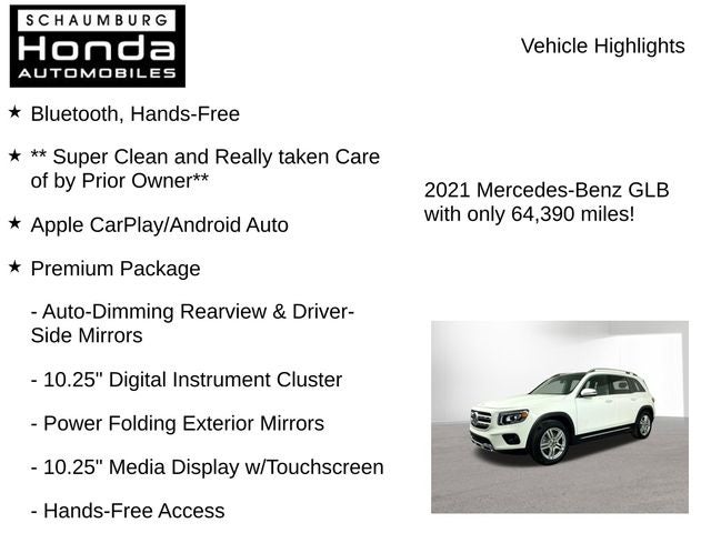 2021 Mercedes-Benz GLB GLB 250 4MATIC®