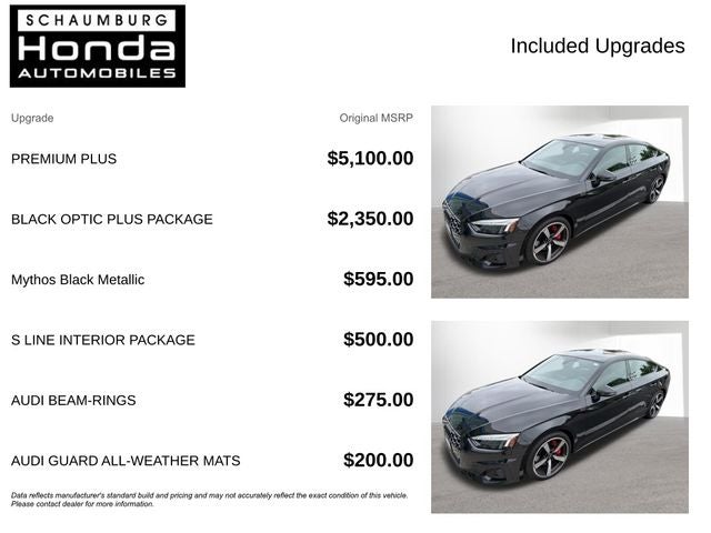 2023 Audi A5 Sportback 45 S line Premium Plus quattro