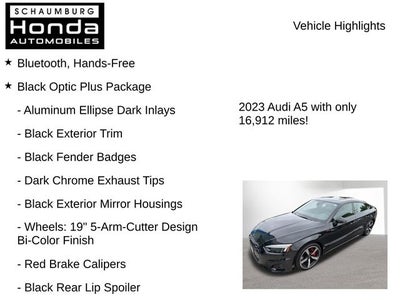 2023 Audi A5 Sportback 45 S line Premium Plus quattro