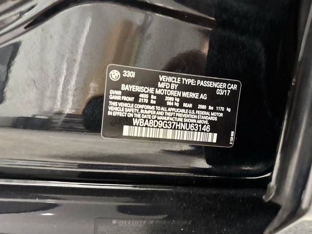 2017 BMW 3 Series 330i xDrive