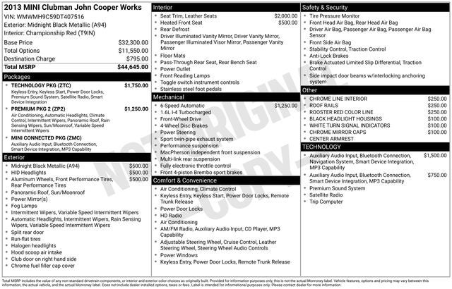 2013 MINI Clubman John Cooper Works