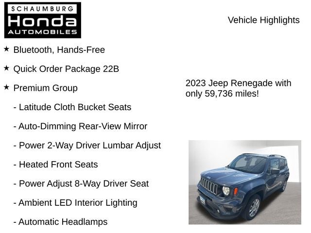 2023 Jeep Renegade Latitude