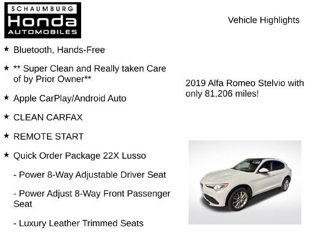 2019 Alfa Romeo Stelvio Ti