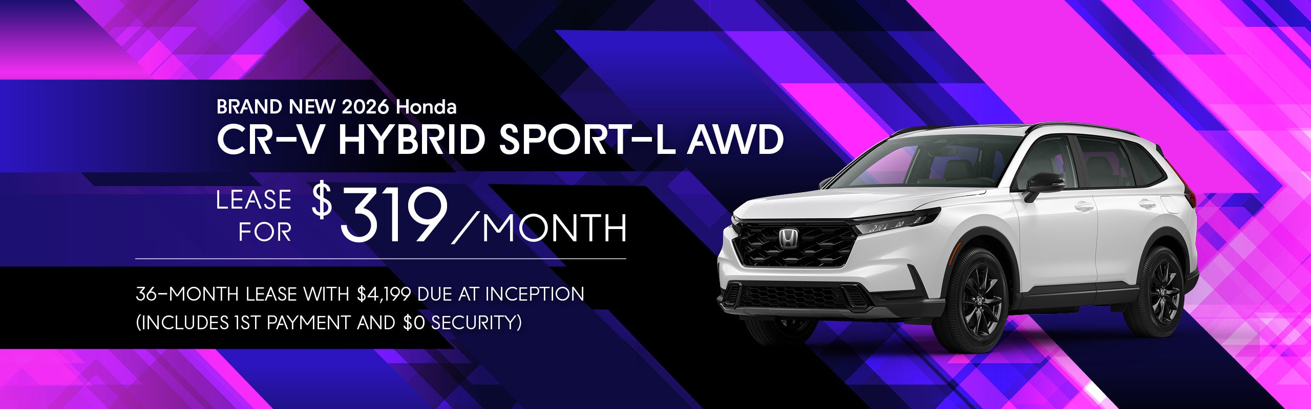 Brand New 2026 Honda CR-V Hybrid Sport-L AWD 