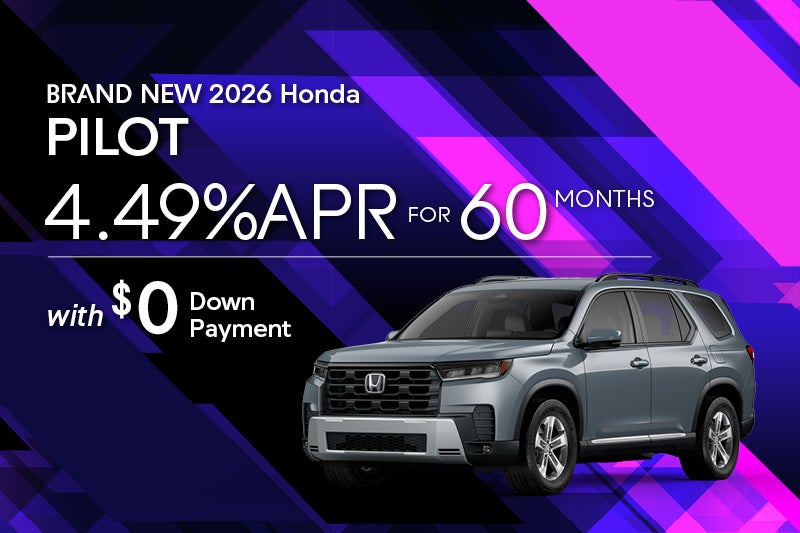 Brand New 2026 Honda Pilot
