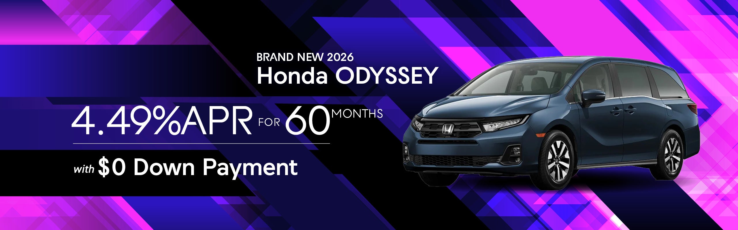 Brand New 2026 Honda ODYSSEY