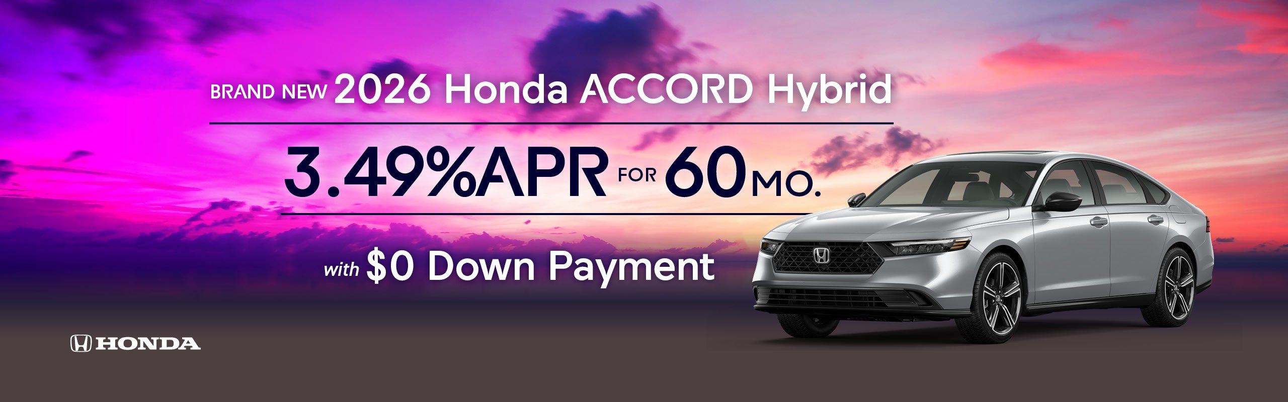 Brand-New 2026 Honda ACCORD Hybrid