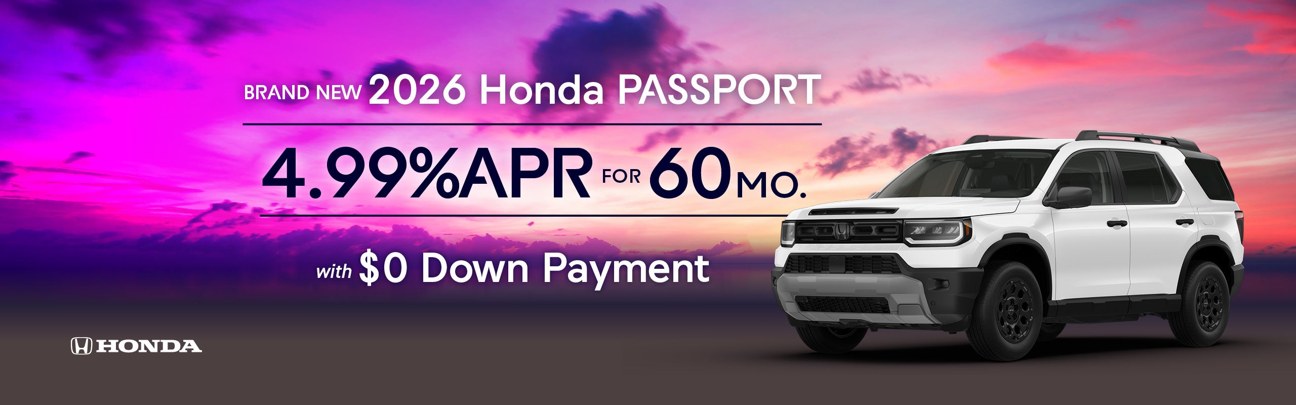 Brand-New 2026 Honda Passport