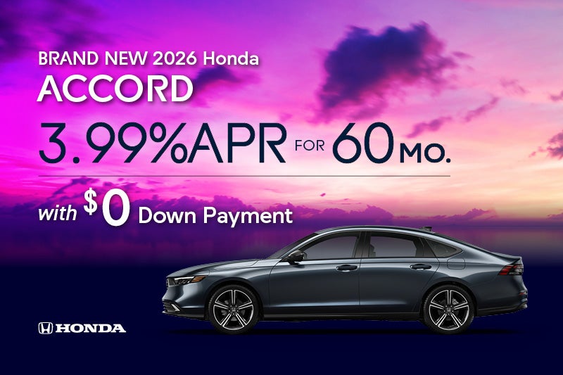 Brand-New 2026 Honda Accord